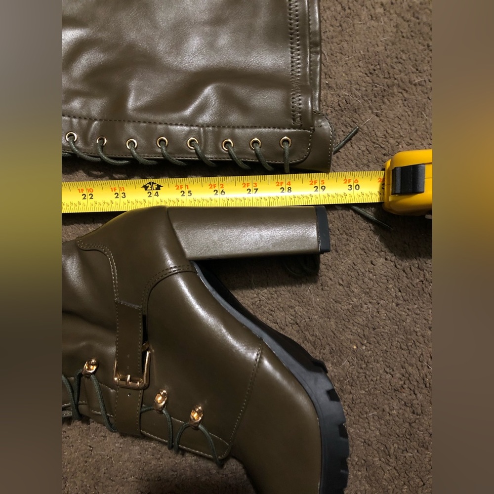 Deneisha Block Heel Combat Boot - image 2